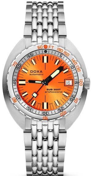Doxa SUB 200T Professional Sunray Bracelet Watch