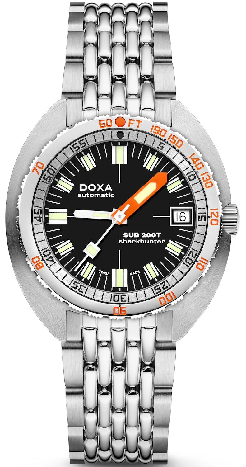 Doxa SUB 200T Sharkhunter Iconic Bracelet Watch