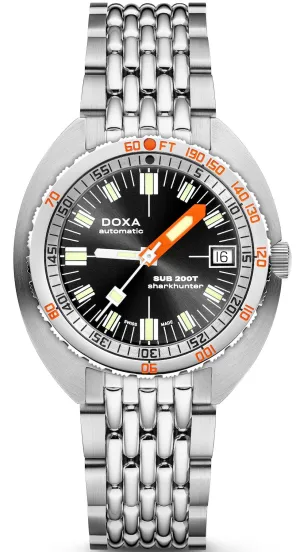 Doxa SUB 200T Sharkhunter Sunray Bracelet Watch