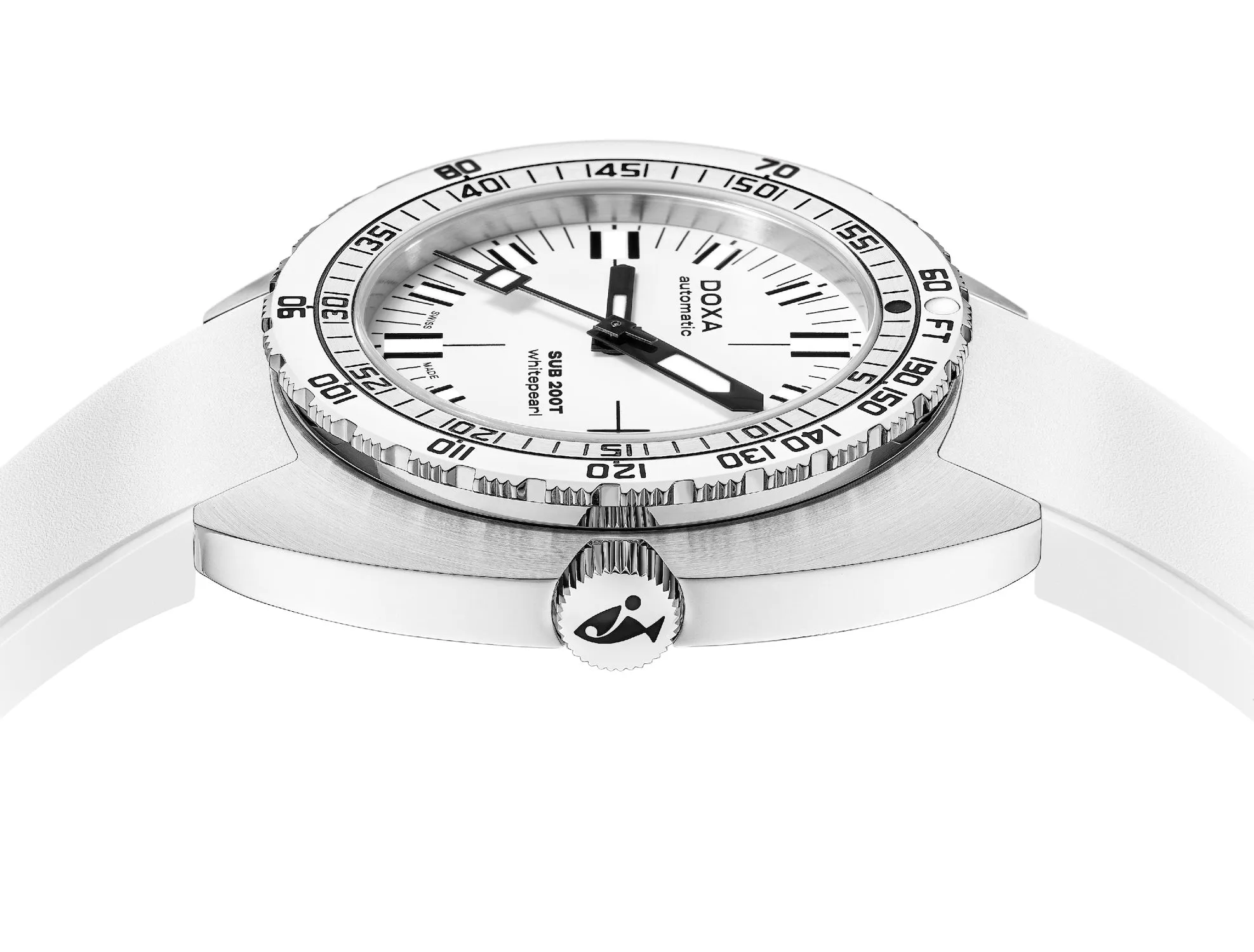 Doxa SUB 200T Whitepearl Iconic Watch