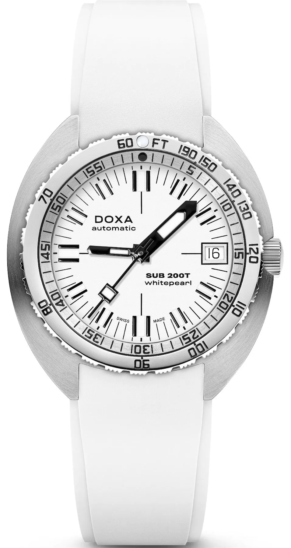 Doxa SUB 200T Whitepearl Iconic Watch