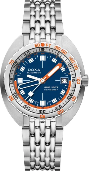 Doxa SUB 250T GMT Caribbean Bracelet Watch