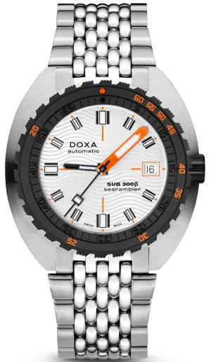 Doxa SUB 300 Beta Ceramic Steel Searambler Bracelet Watch