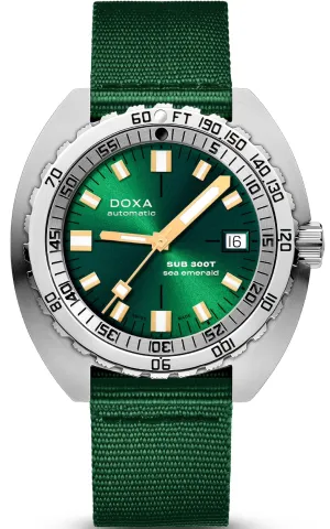 Doxa SUB 300T Sea Emerald Nato Watch