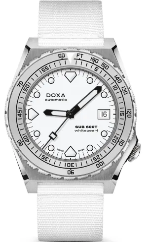 Doxa SUB 600T Whitepearl Nato Watch