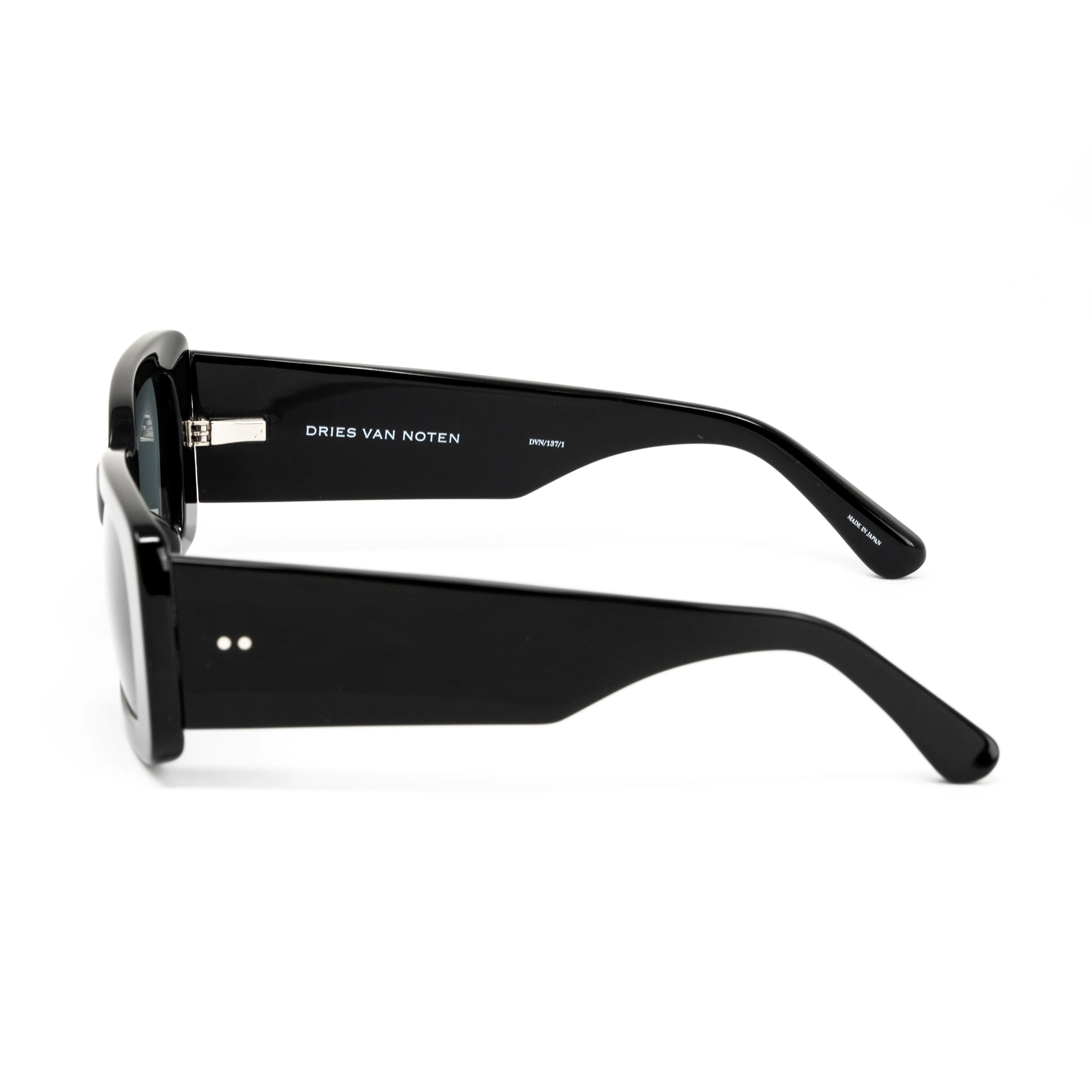 Dries Van Noten x Linda Farrow Black Sunglasses DVN137C1SUN