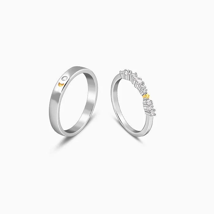 Dual Tone Longing Couple Bands Giva