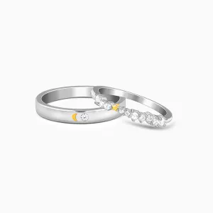 Dual Tone Longing Couple Bands Giva