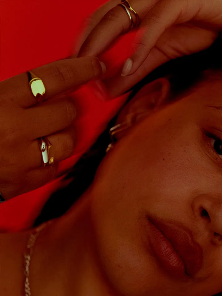 Edan Gold Plated Ring