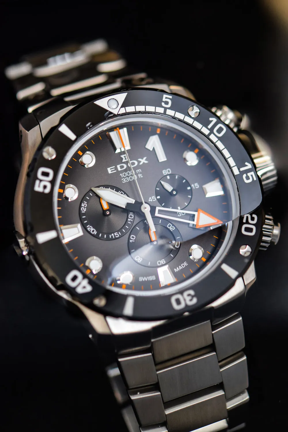 Edox CO-1 Chrono Quartz Titanium Watch