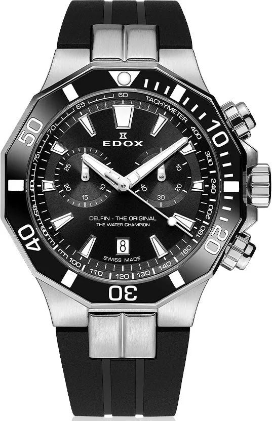 Edox Delfin The Original Chronograph Mens Watch