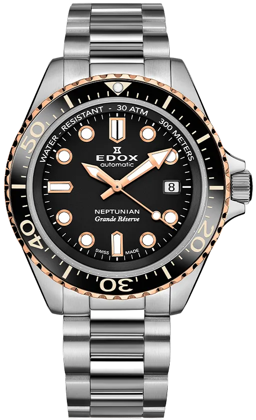 Edox Neptunian Grande Reserve Black Watch