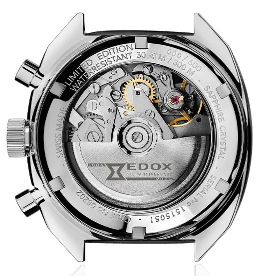 Edox Sportsman Chronographe Automatic Blue Limited Edition Watch