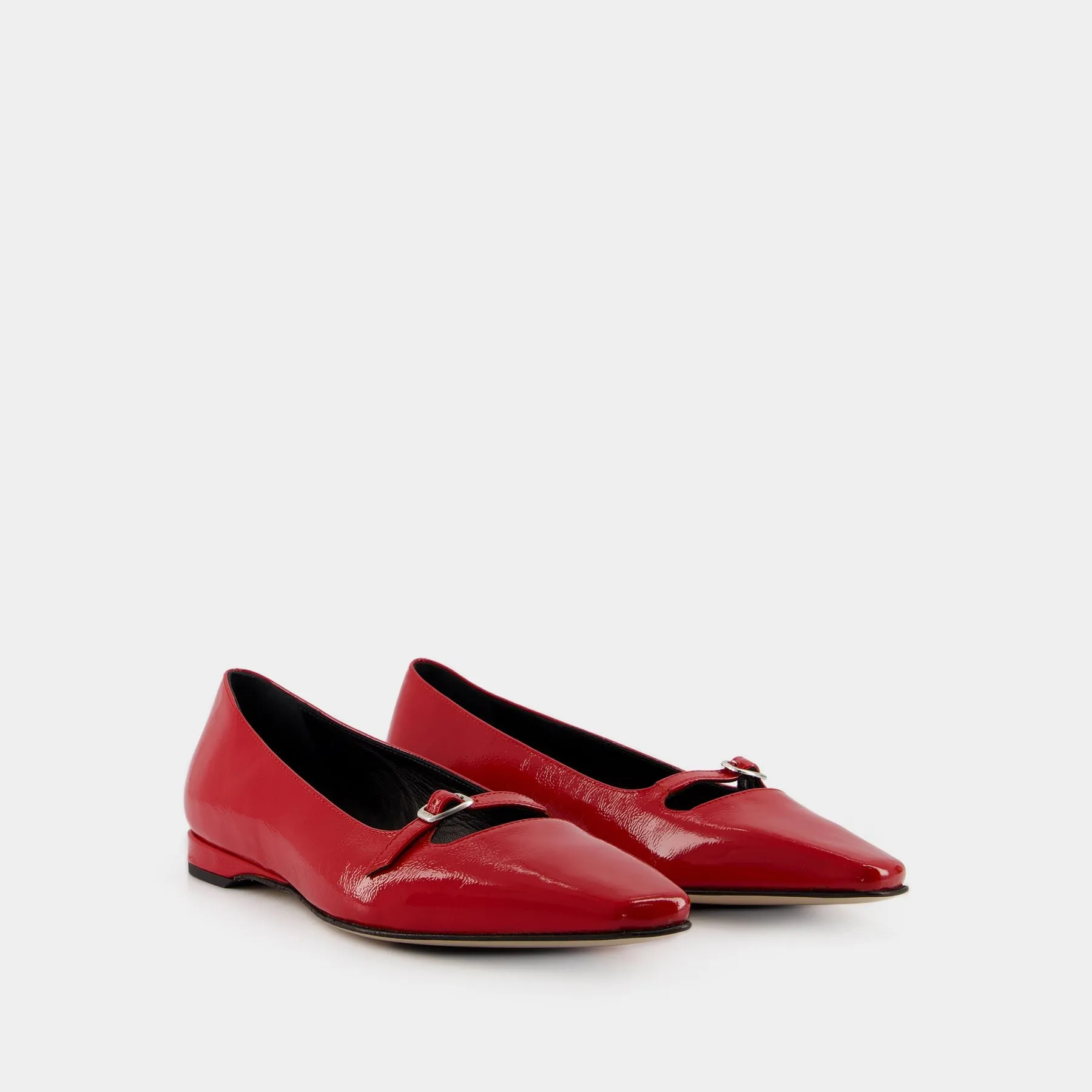 Emilie Ballerinas - Carel - Leather - Red