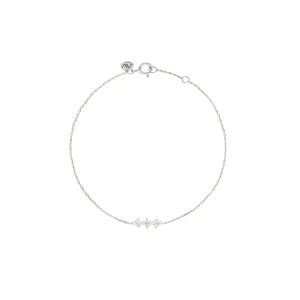 Fairy Lights 18K White Gold Bracelet w. Diamonds