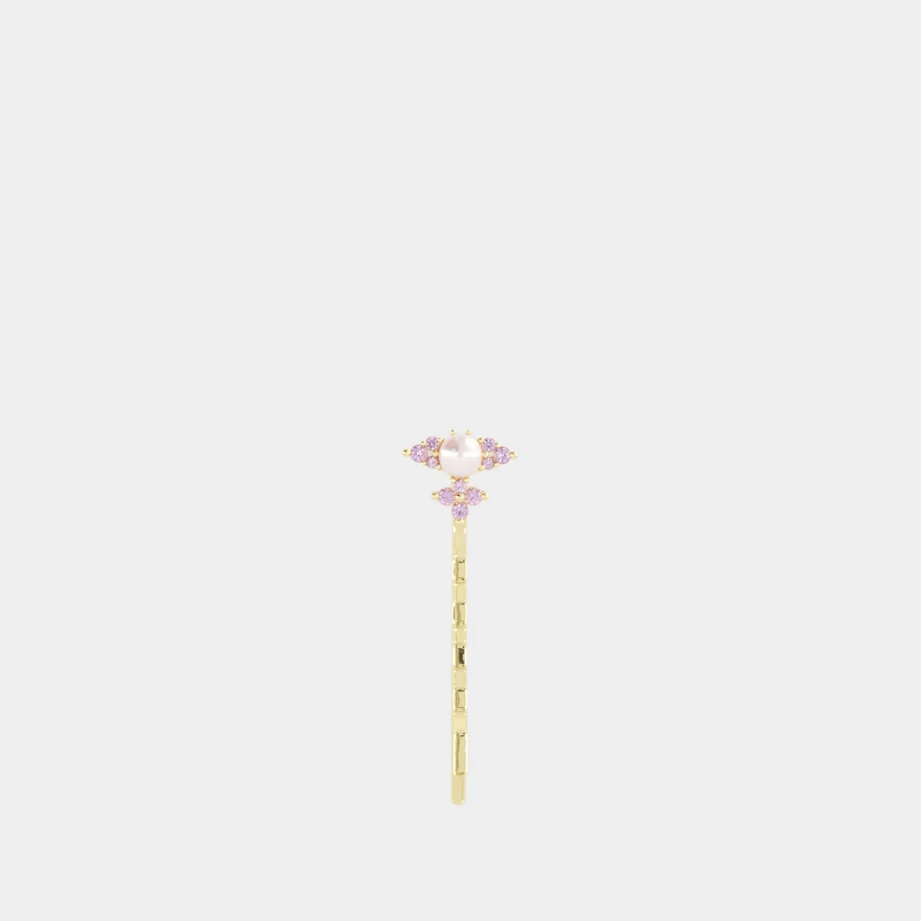 Feodora Bobby Hair Clips - Vivienne Westwood - Metal - Grey