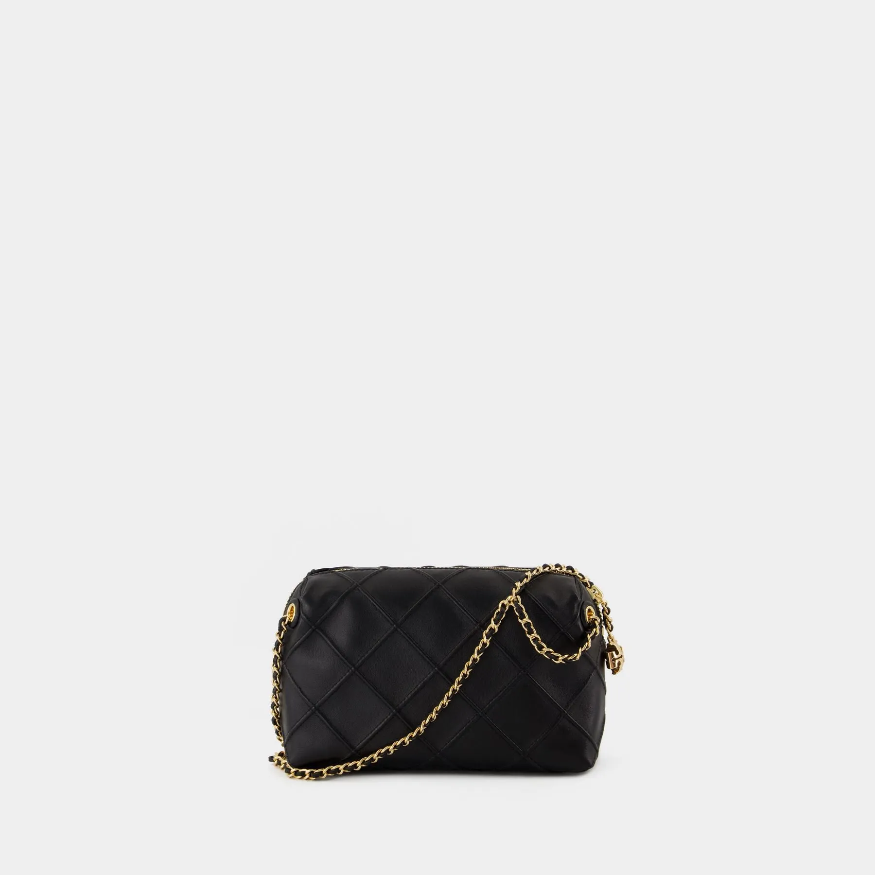 Fleming Small Crossbody - Tory Burch - Leather - Black
