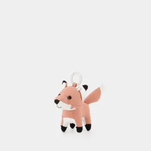 Fox Bag Keyring - Maison Kitsune - Cotton - Pink