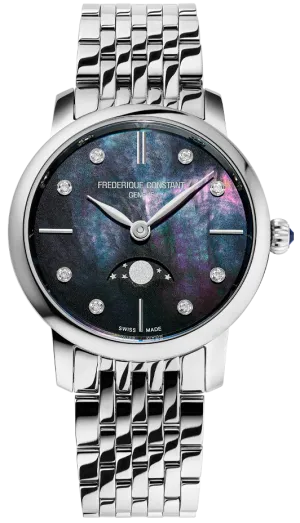Frederique Constant Classic Slimline Moonphase Ladies Watch