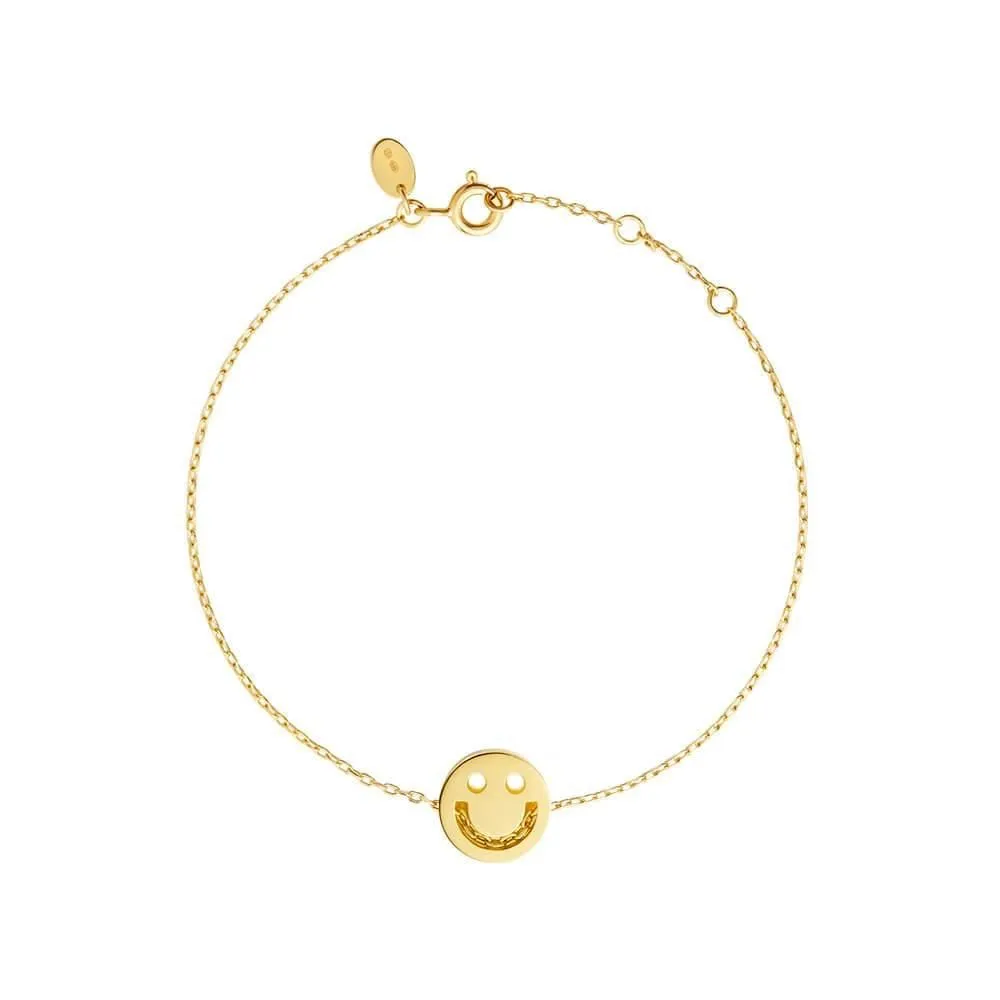 FRIENDS Happy Chain 18K Gold Plated or Silver Bracelet