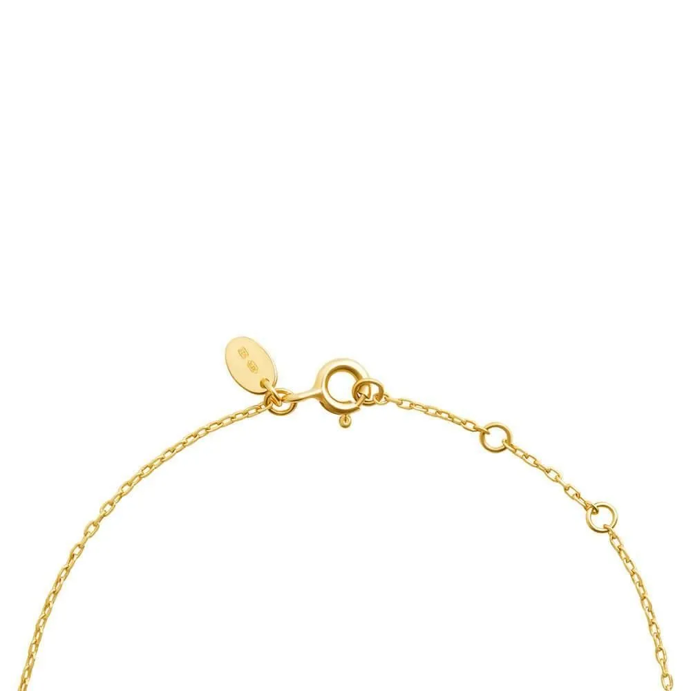 FRIENDS Happy Chain 18K Gold Plated or Silver Bracelet