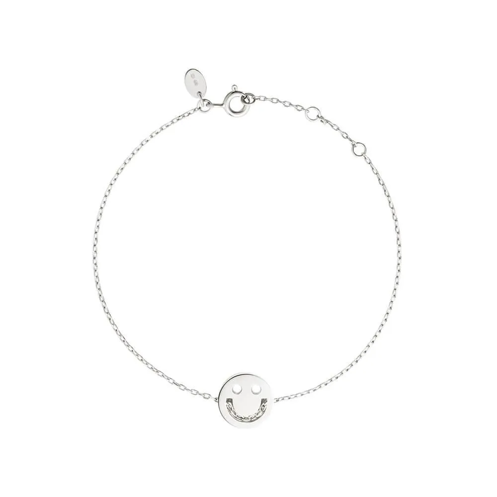 FRIENDS Happy Chain 18K Gold Plated or Silver Bracelet