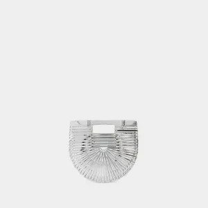 Gaia's Ark Mini Top Handle Clutch - Cult Gaia - Synthetic - Silver