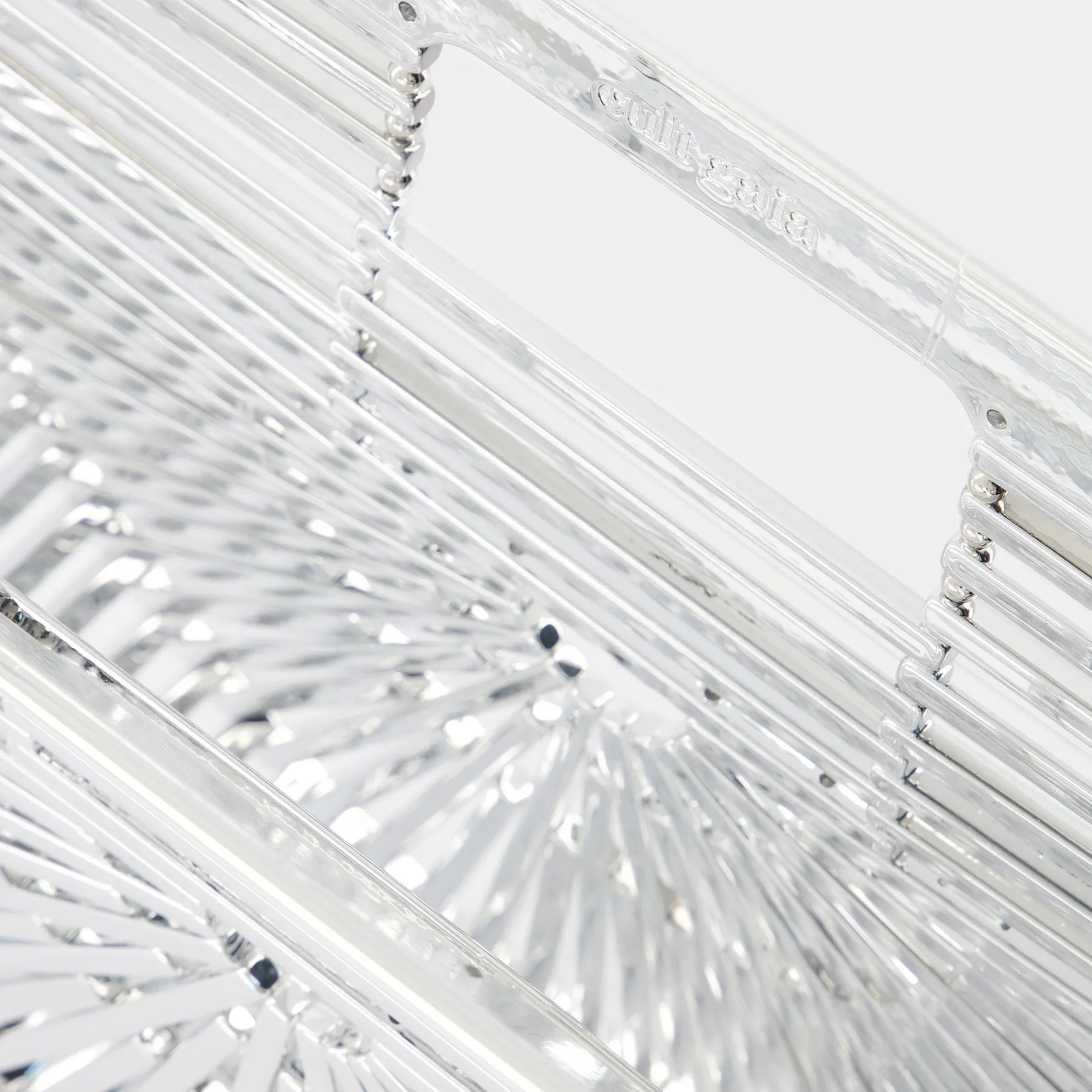 Gaia's Ark Mini Top Handle Clutch - Cult Gaia - Synthetic - Silver