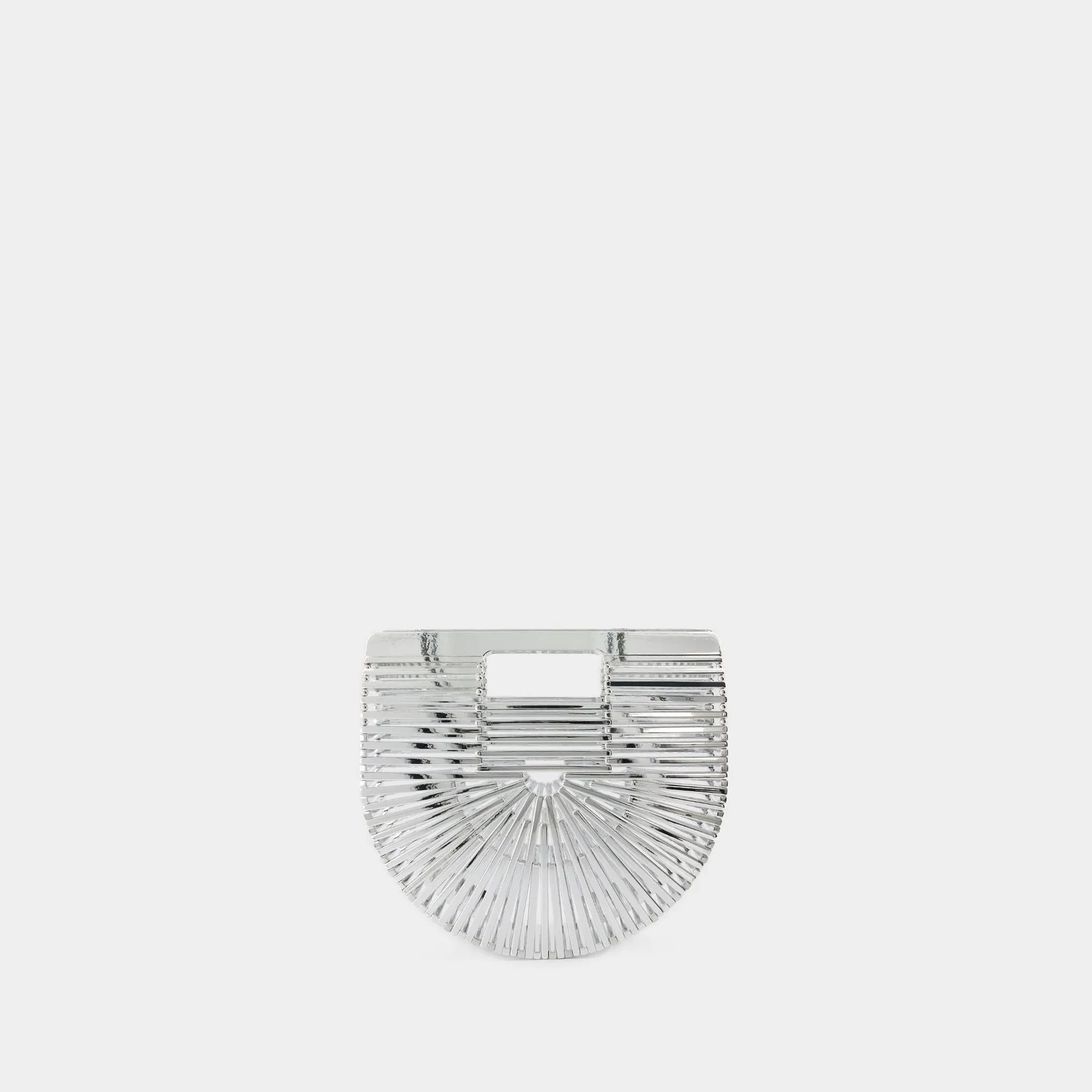 Gaia's Ark Mini Top Handle Clutch - Cult Gaia - Synthetic - Silver