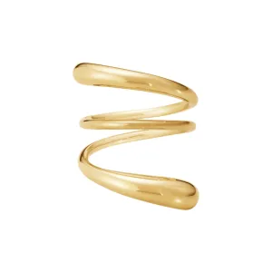 Georg Jensen Mercy 18ct Yellow Gold Twist Ring