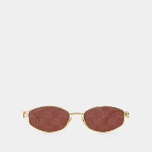 Gg1802s Sunglasses - Gucci - Metal - Gold