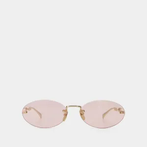 Gg1922s Sunglasses - Gucci - Metal - Pink