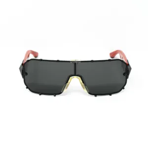 Giles Deacon Sunglasses Shield Red and Dark Grey