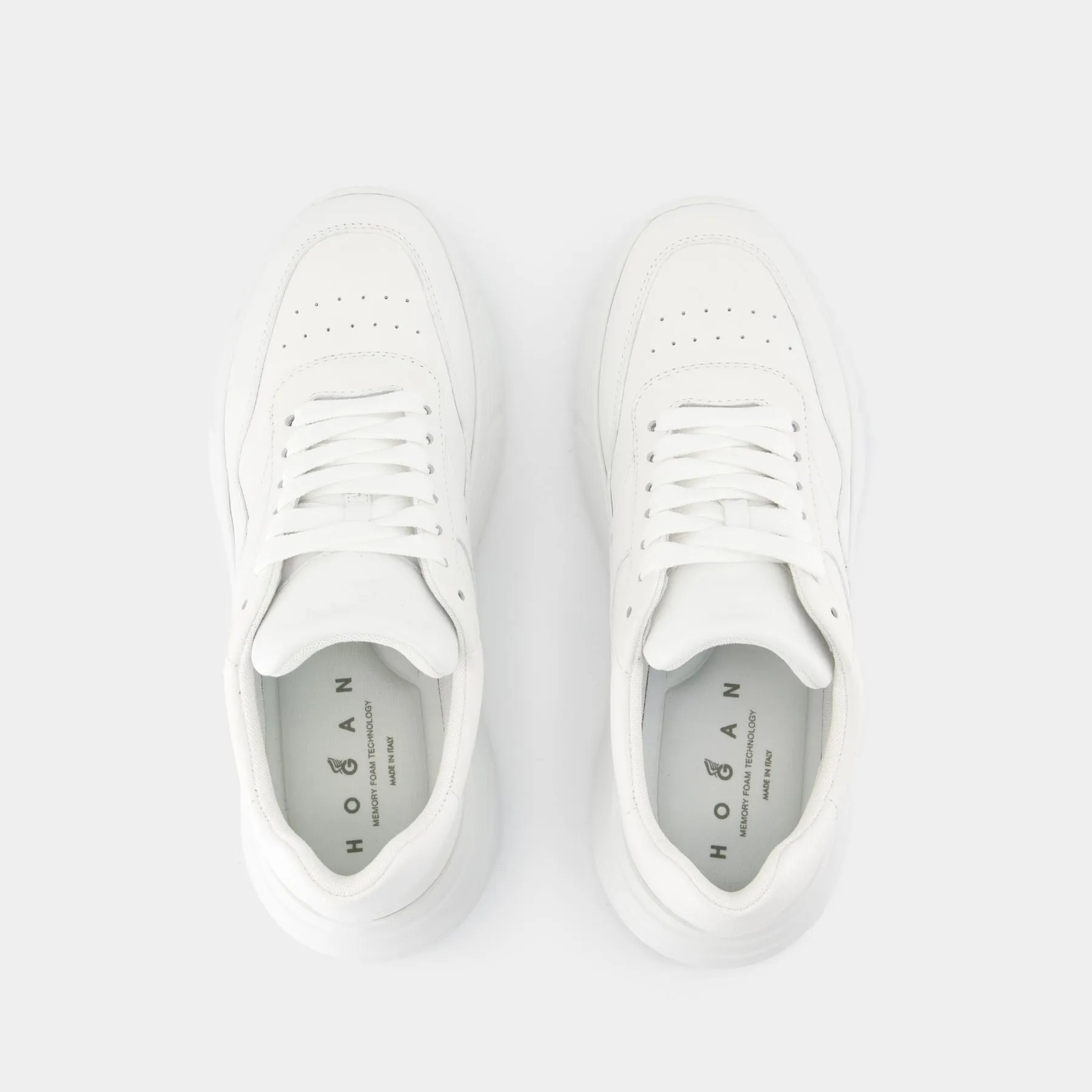 H669 Sneakers - Hogan - Leather - White