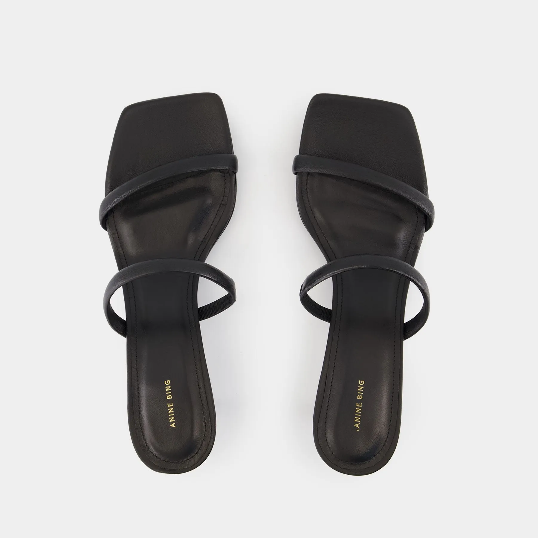 Hilda Mule - ANINE BING - Leather - Black