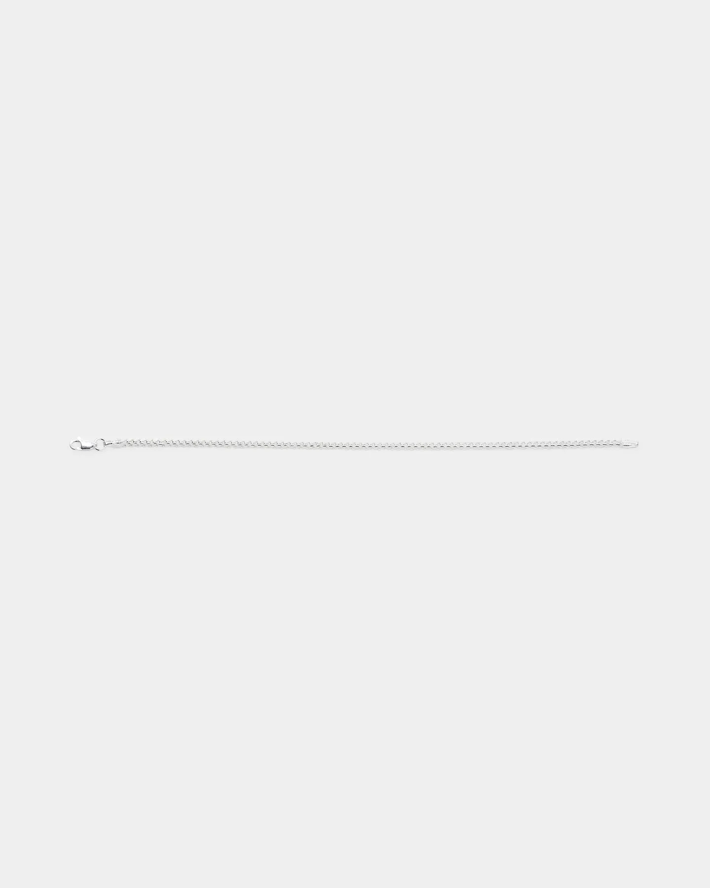 House Of Auric 3mm Cuban Link Bracelet Sterling Silver