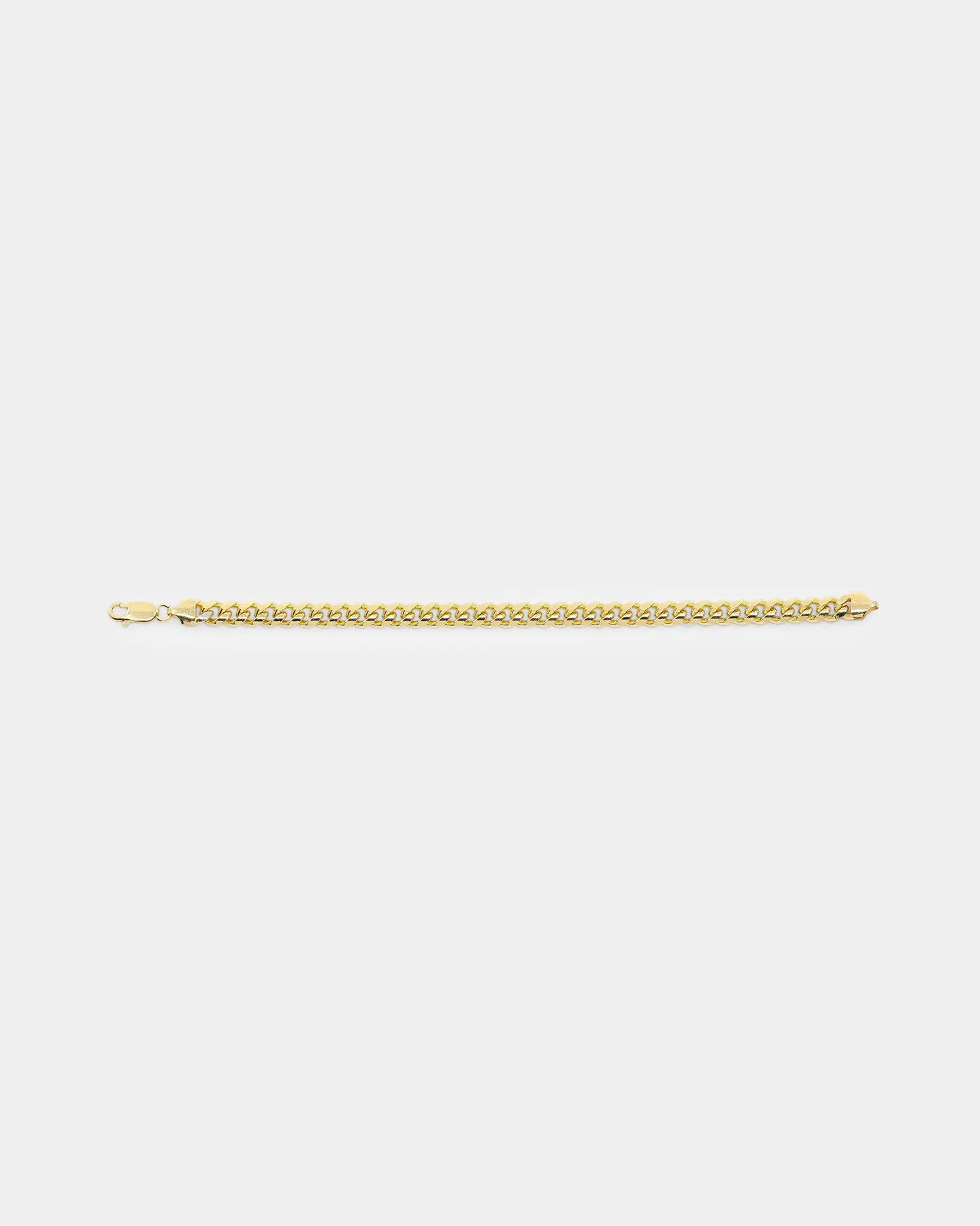 House Of Auric 7mm Cuban Bracelet 18k Gold Vermeil