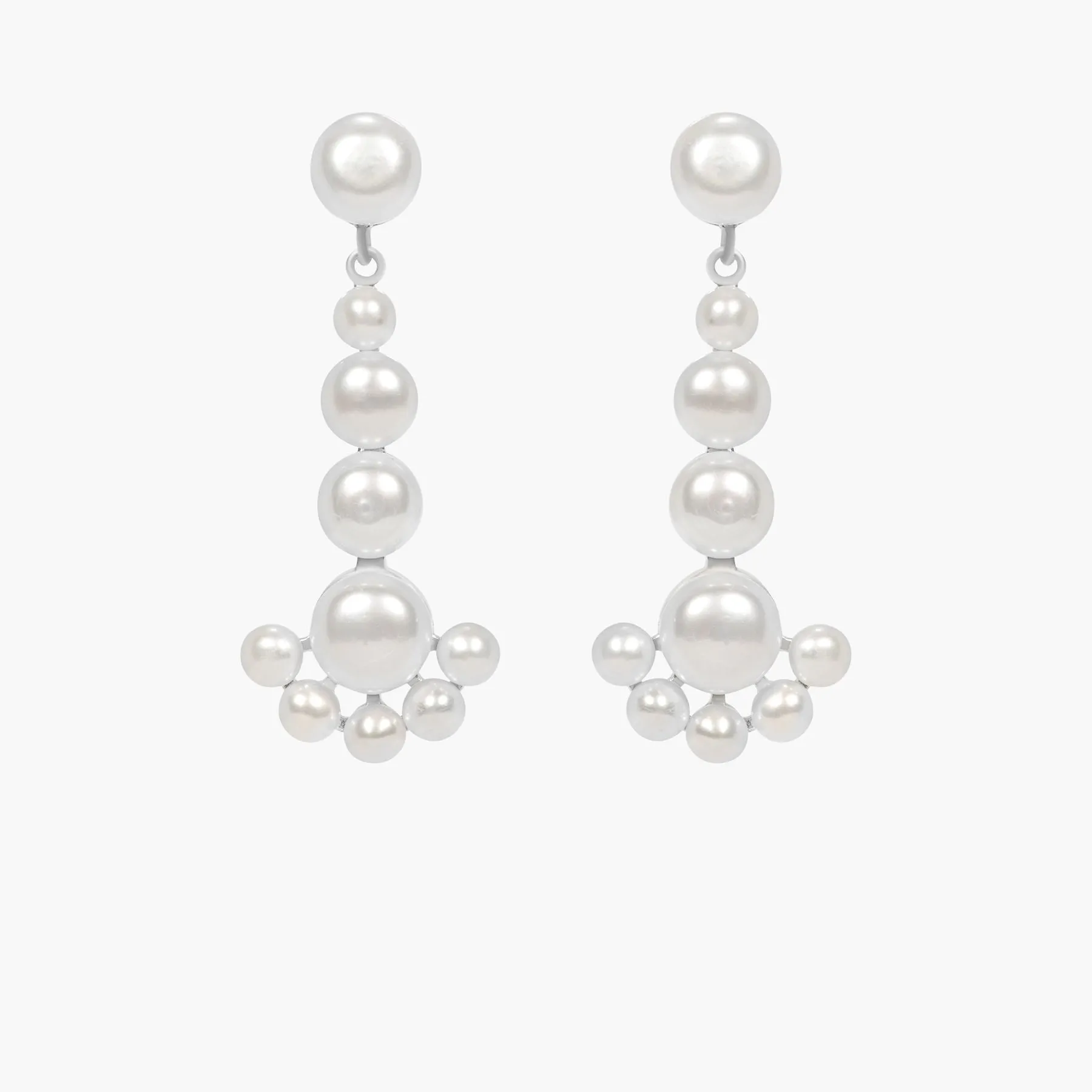 HUDA Silver Earrings