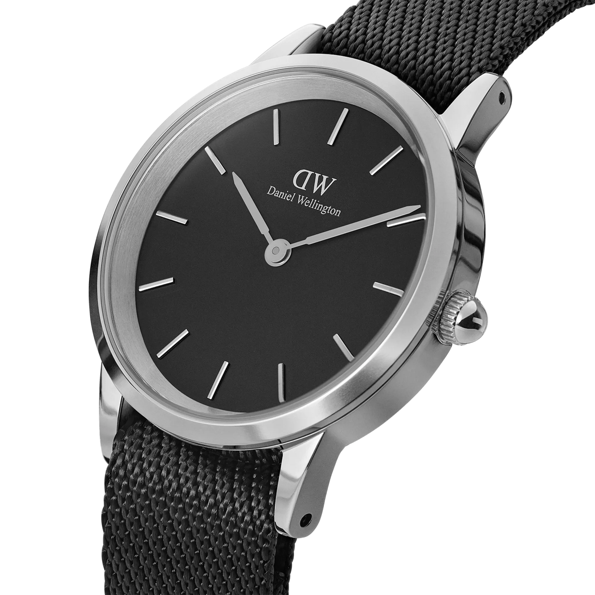 Iconic Black NATO Black Dial Daniel Wellington