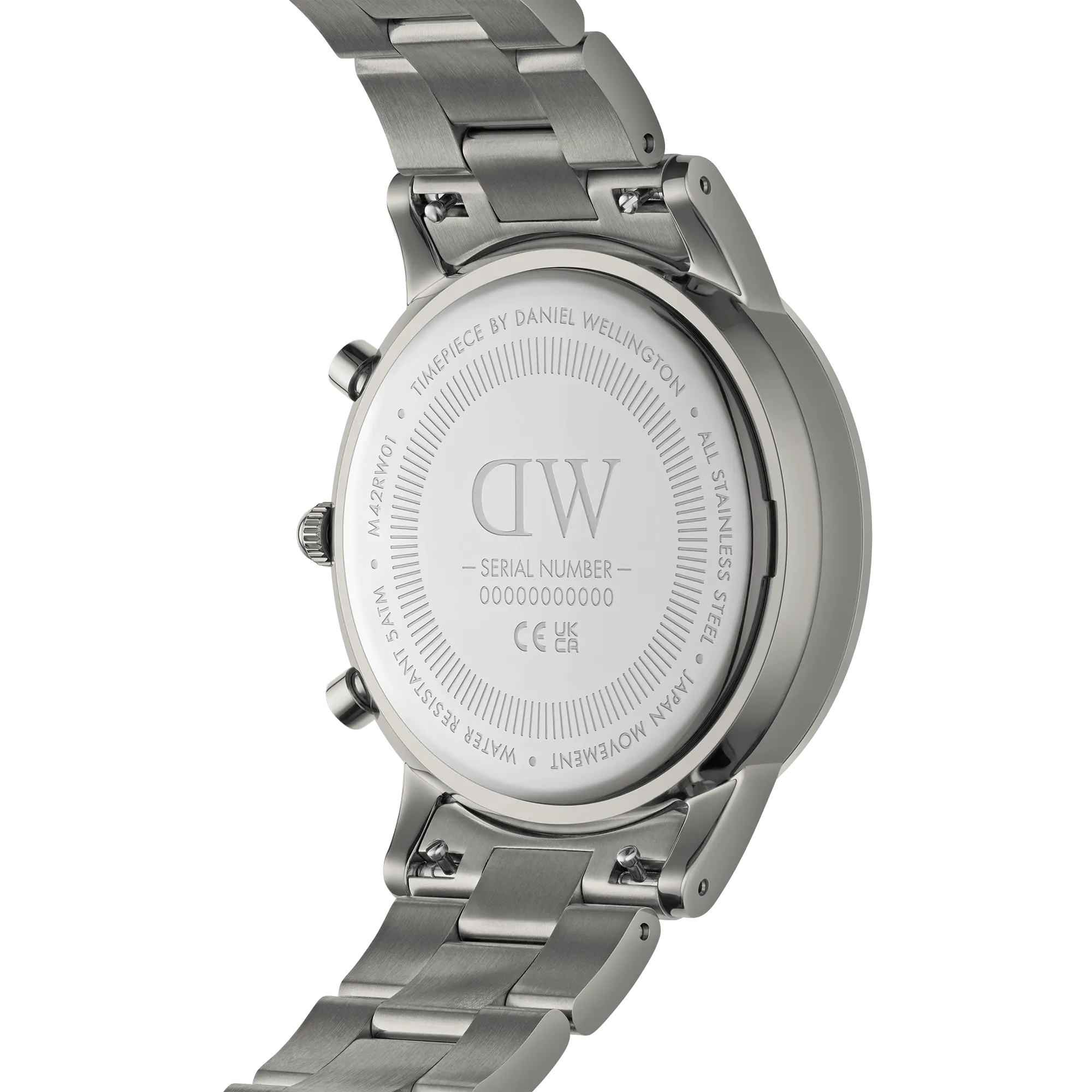 Iconic Chronograph Link Graphite GM Daniel Wellington