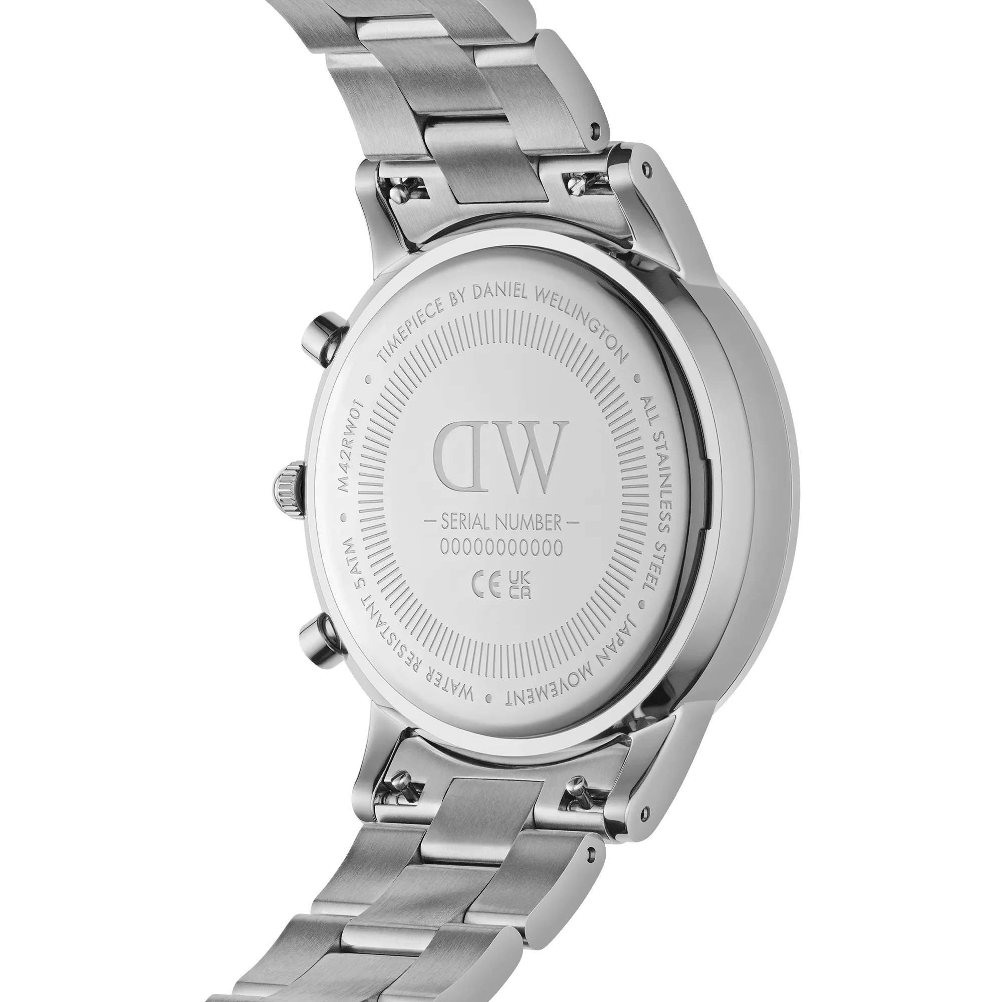 Iconic Chronograph Link Onyx S Daniel Wellington