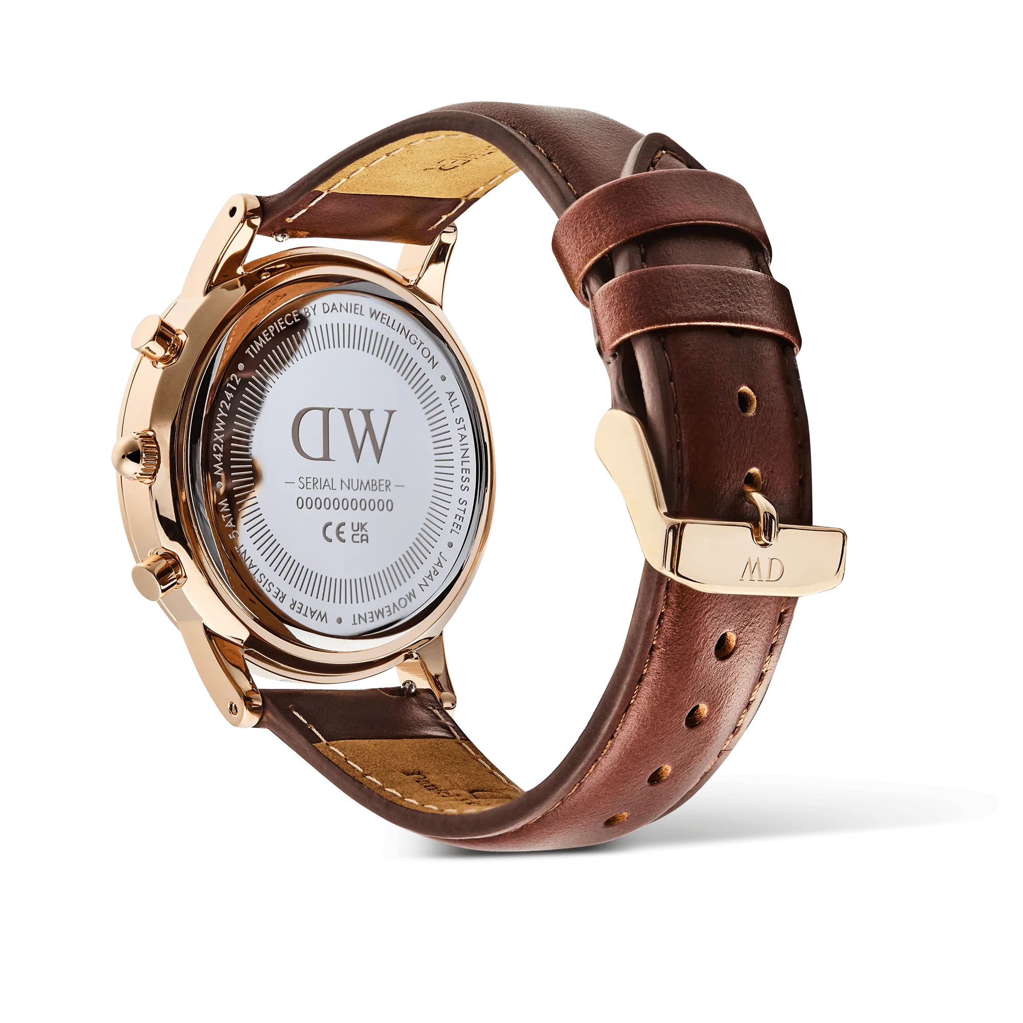 Iconic Chronograph St Mawes Amber RG Daniel Wellington