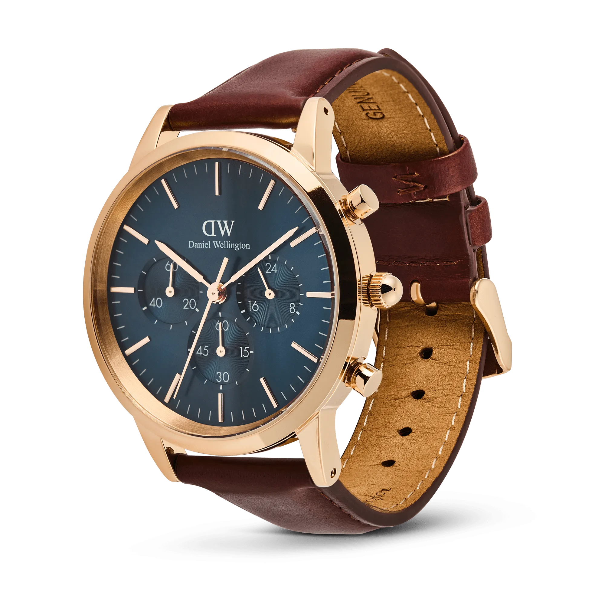 Iconic Chronograph St Mawes Arctic Rg Daniel Wellington
