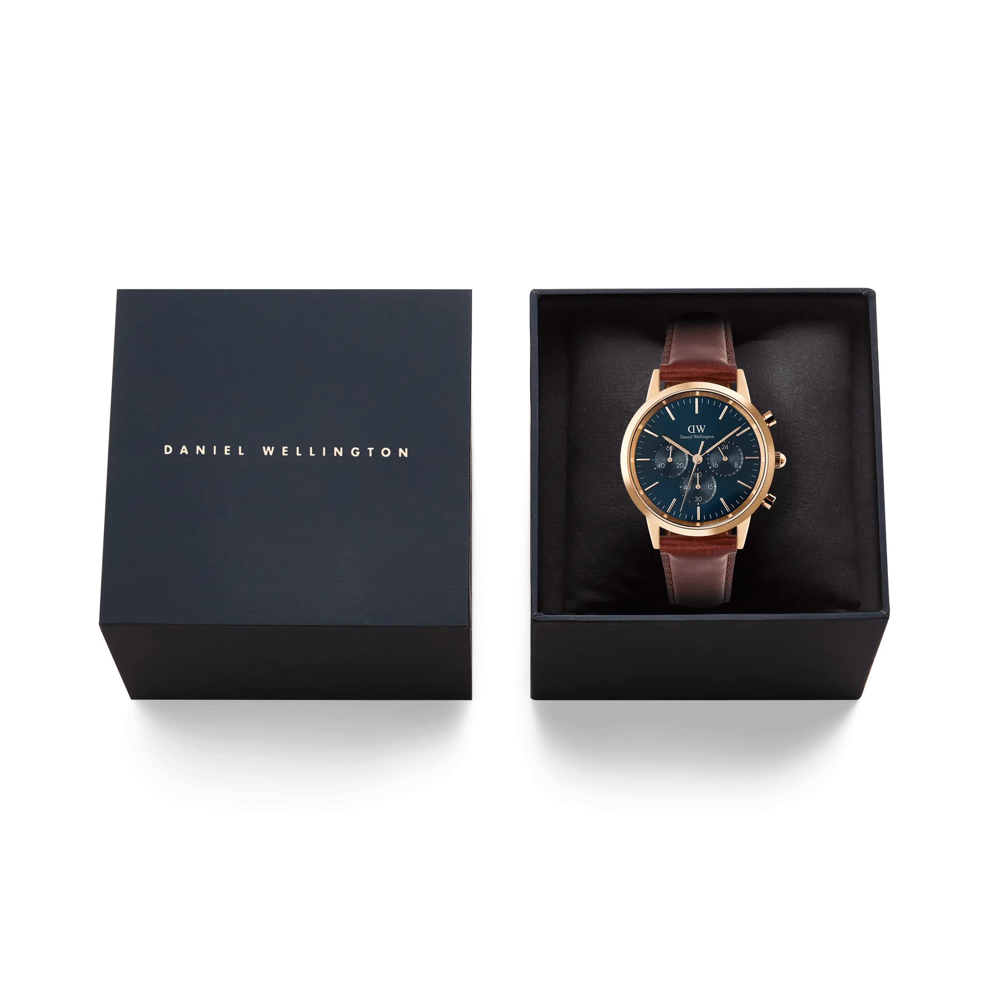 Iconic Chronograph St Mawes Arctic Rg Daniel Wellington