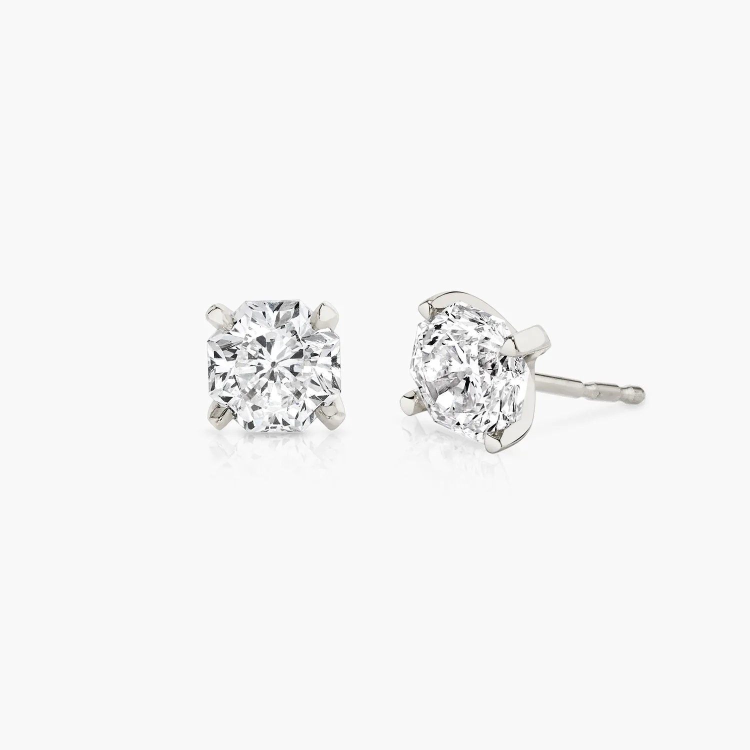 Iconic Octavia 14K Gold Studs w. Lab-Grown Diamonds, 0.75 ct.