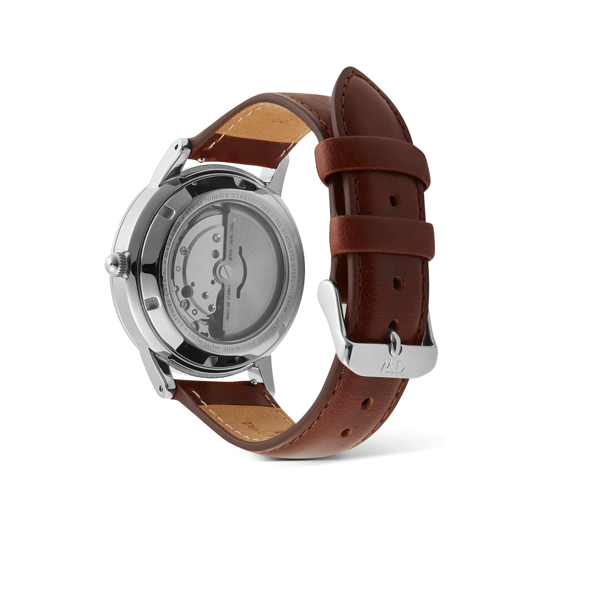 Iconic St Mawes Automatic Silver Daniel Wellington