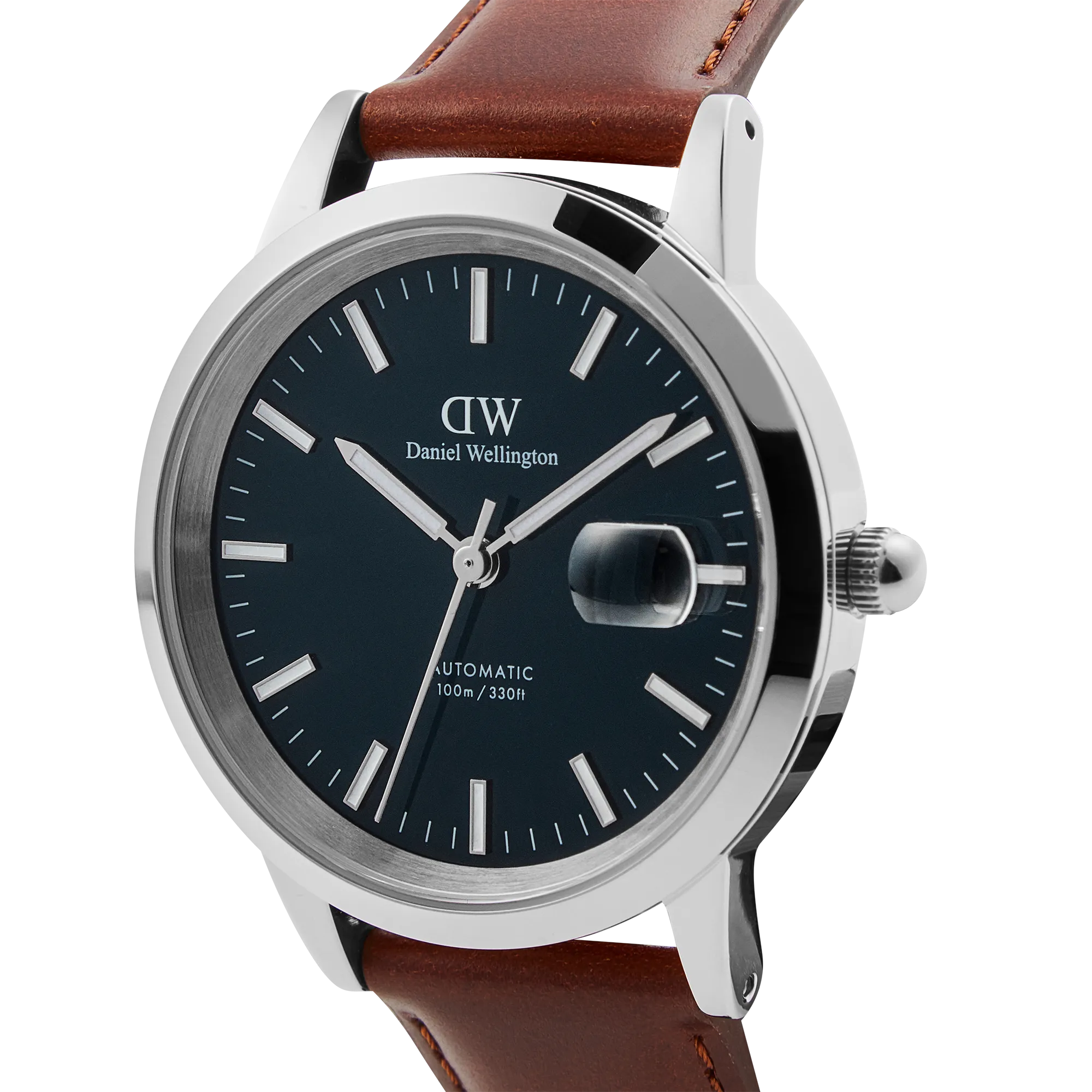 Iconic St Mawes Automatic Silver Daniel Wellington