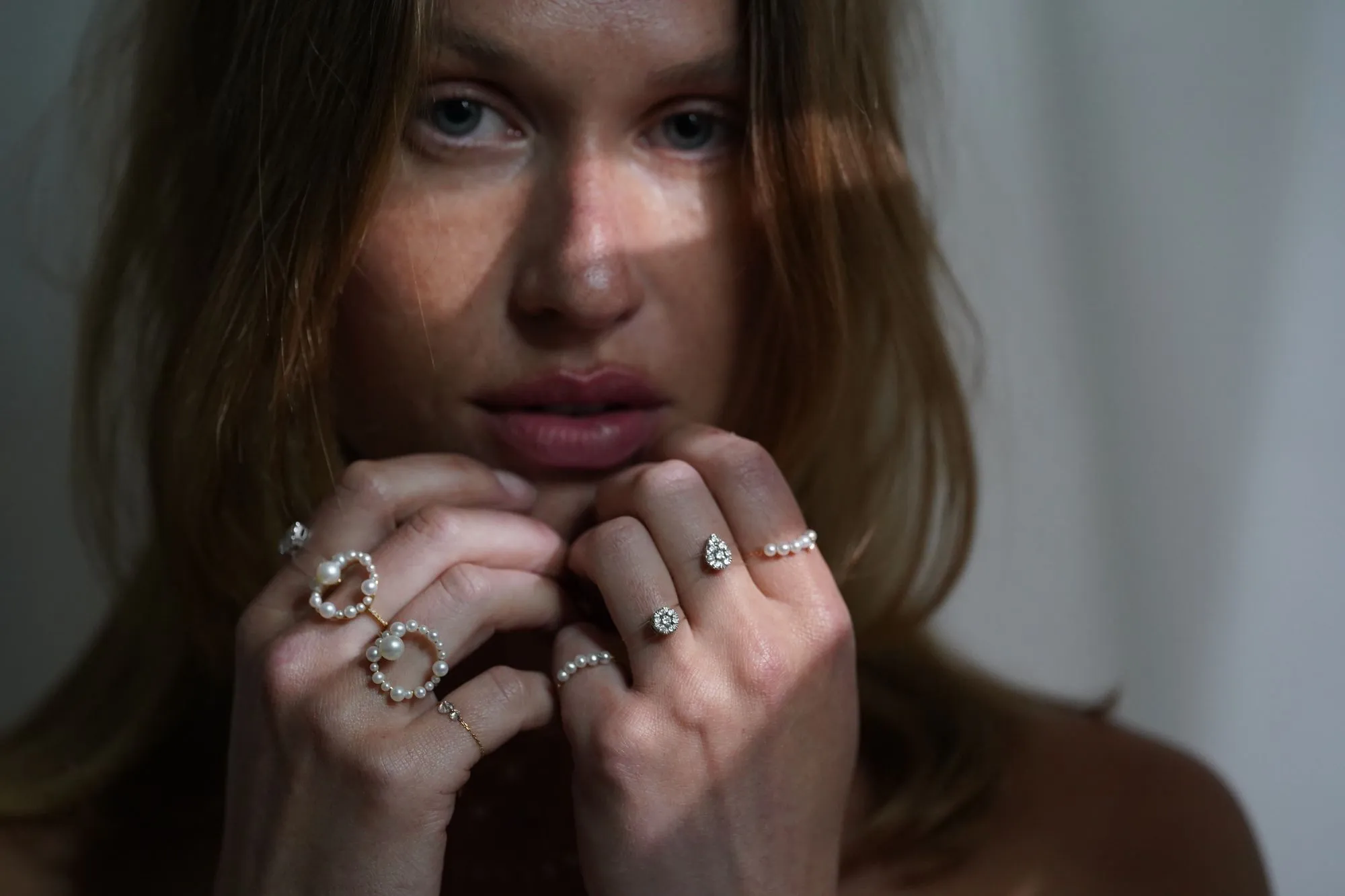 Imagine Round 18K Gold, Whitegold or Rosegold Ring w. Diamond