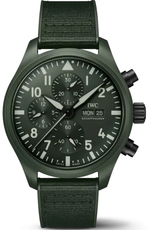 IWC Pilots Chronograph Top Gun Edition Woodland Watch