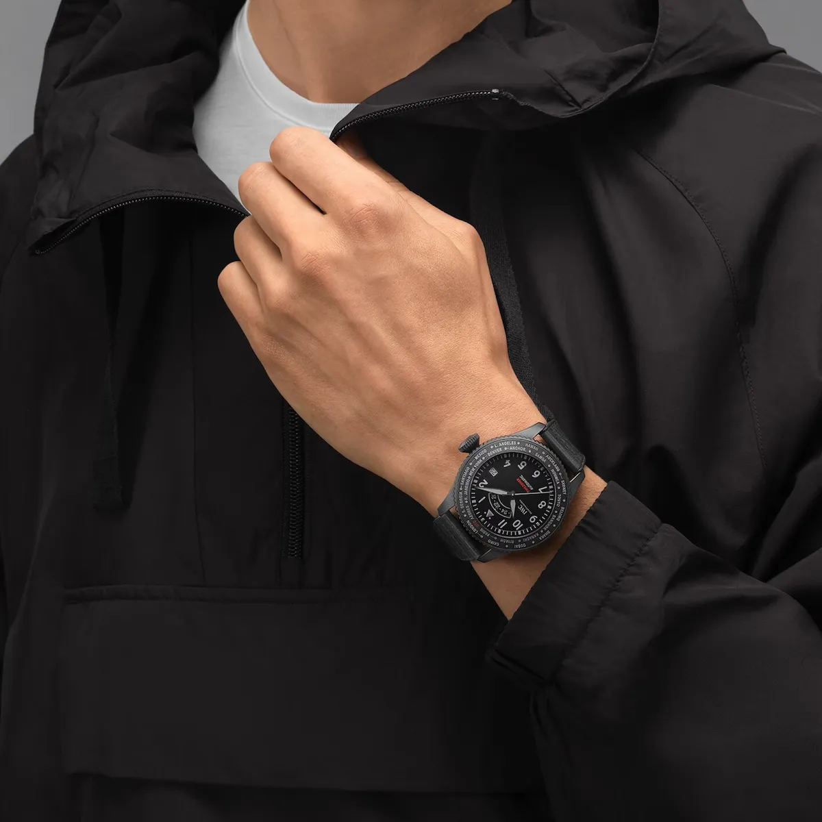 IWC Pilots Timezoner Top Gun Ceratanium Watch